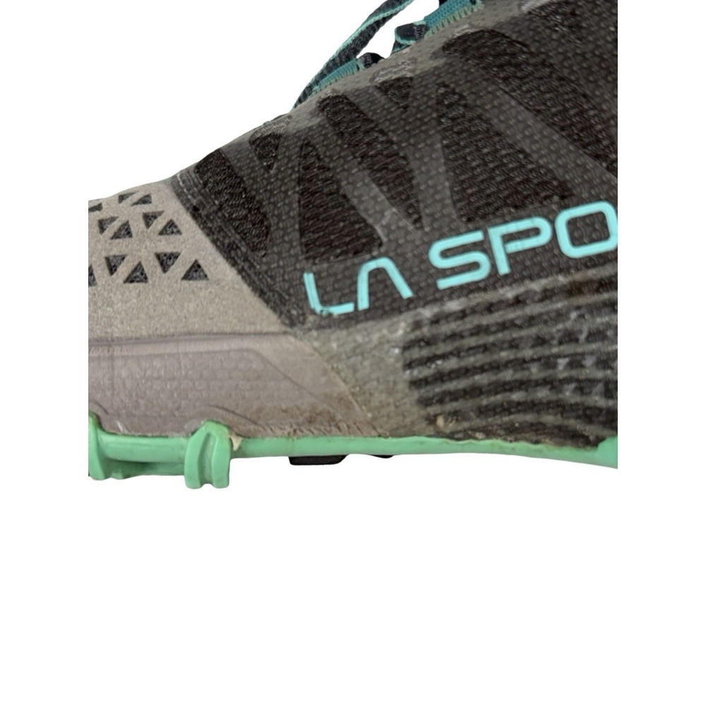 La Sportiva Bushido Womens Hiking US 8 Sneakers Gray Green Trail Running Hiking - Picture 13 of 14